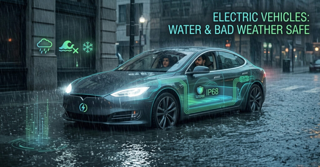 Are Electric Vehicles Safe in Rain, Snow, and Floods?