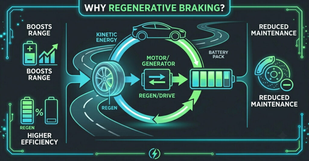 Why Do Electric Vehicles Use Regenerative Braking?