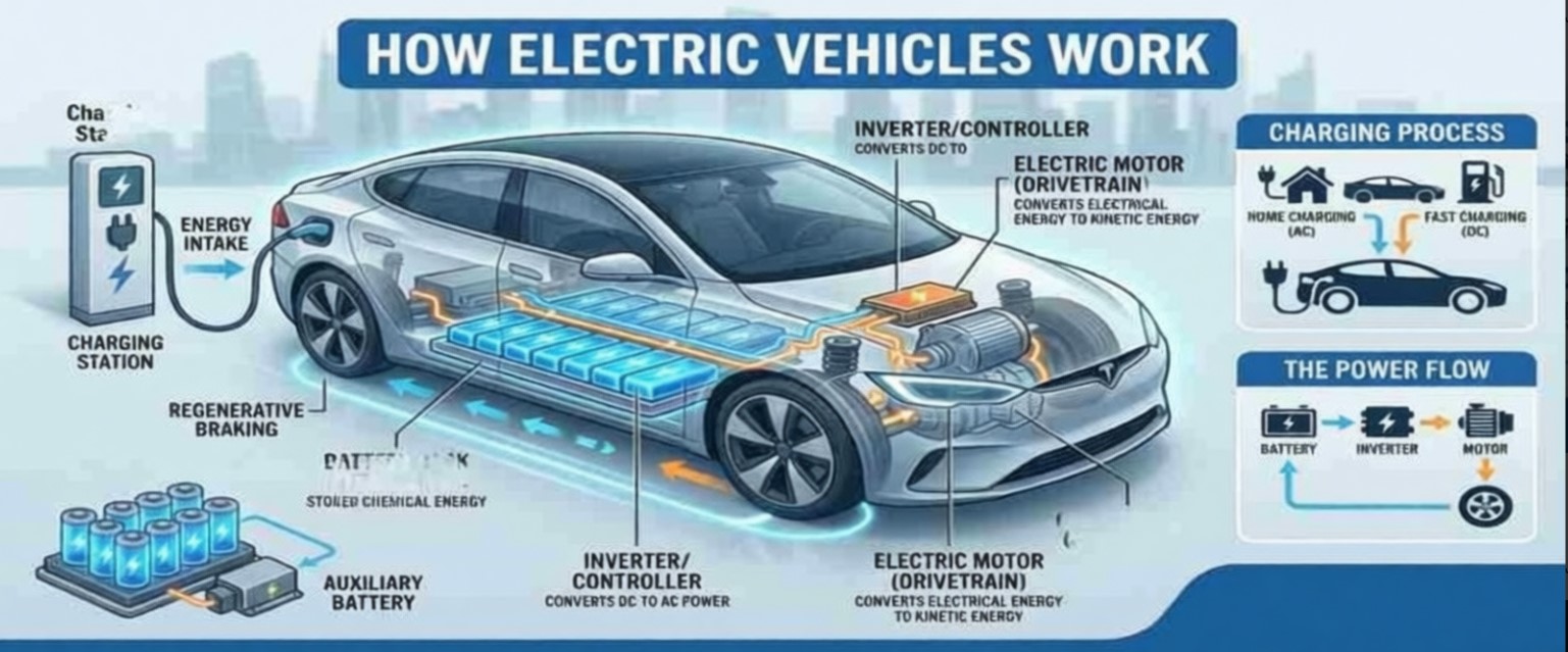 How Do Electric Vehicles Work?